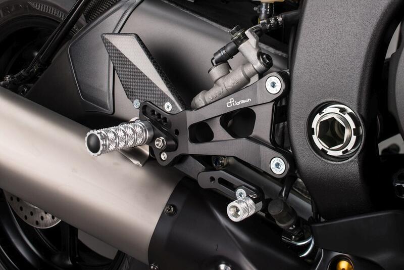 Adjustable Rear Sets With Fixed Foot Pegs for Yamaha Naturale